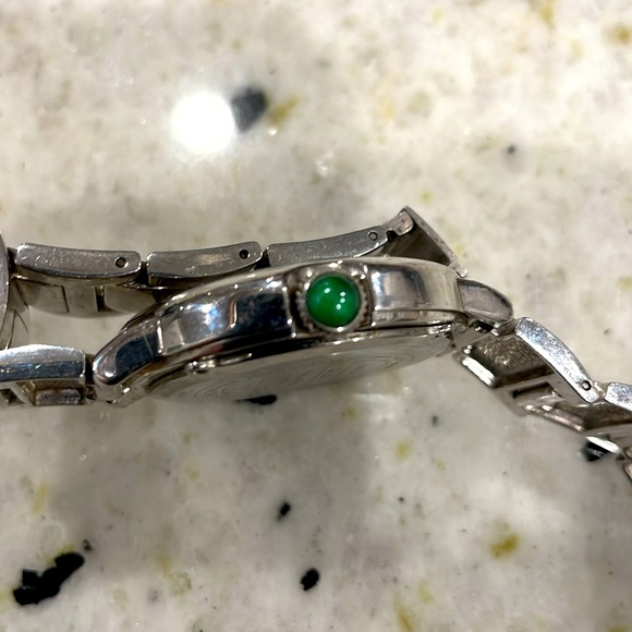 Sterling Silver and Green Ecclissi Women’s Watch - Picture 3 of 5